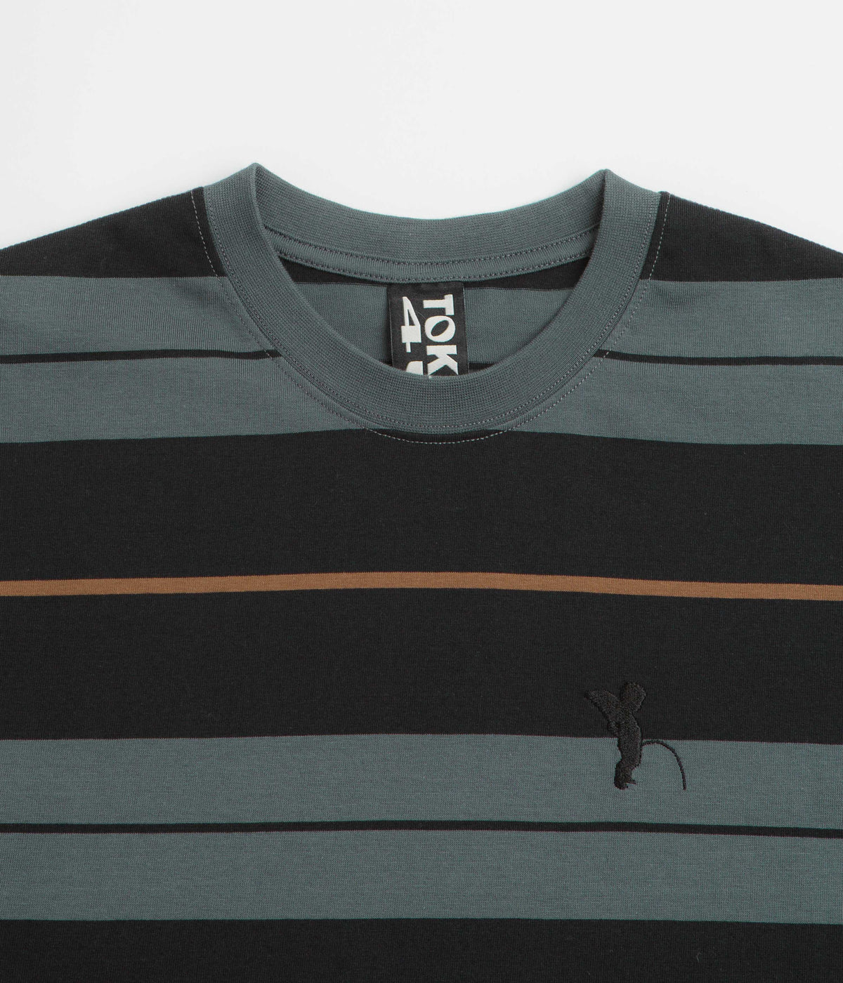 Token Fences T-Shirt - Grey Striped
