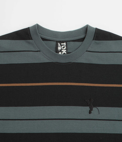 Token Fences T-Shirt - Grey Striped