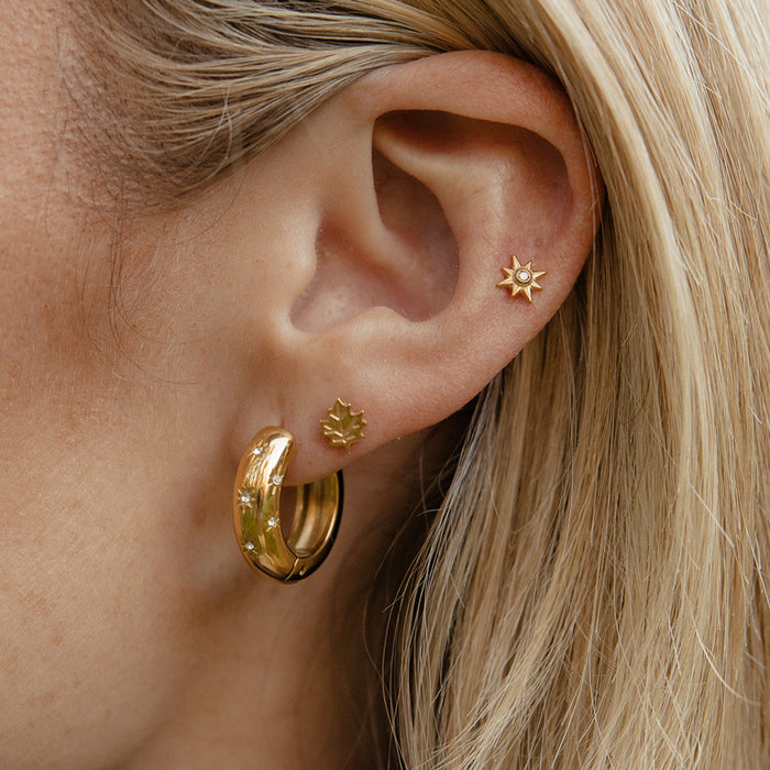 Topaz Nova Flat Back Stud