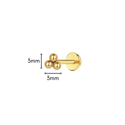 Trinity Flat Back Stud