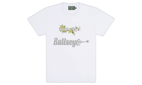 Denim Tears Floral Logo White T-Shirt