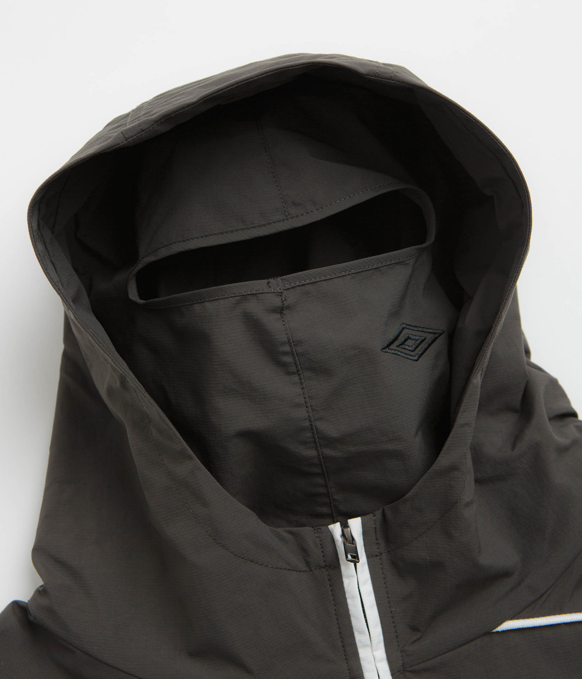 Umbro Guarding Masked Tracksuit Jacket - White / Dark Olive
