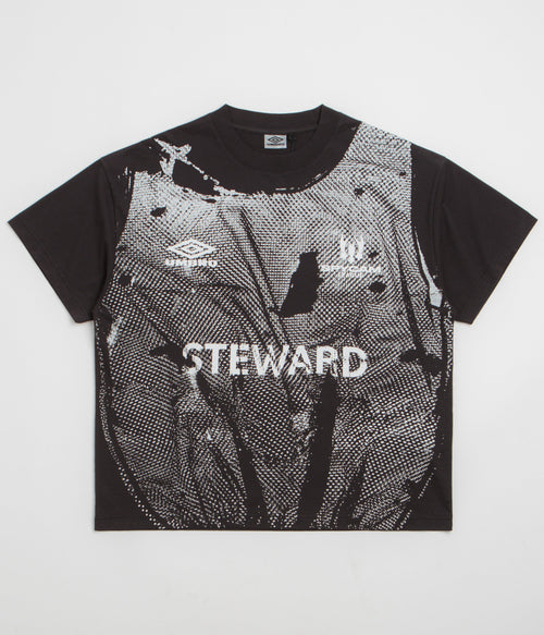Umbro Steward Vest T Shirt - Washed Black