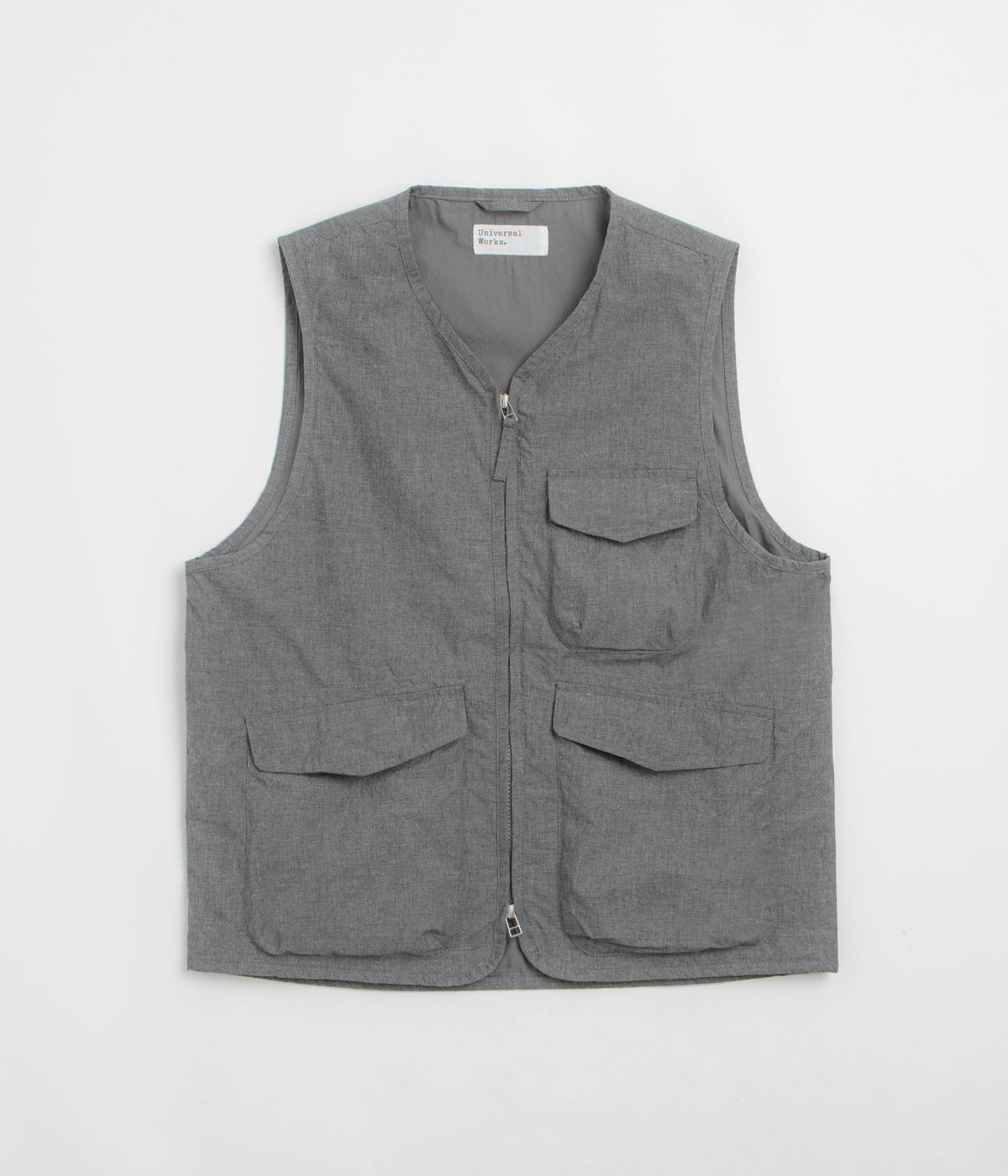 Universal Works Parachute Liner Gilet - Charcoal