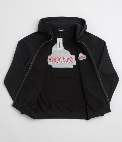 XLarge Slanted OG Full Zip Hoodie - Black / Black