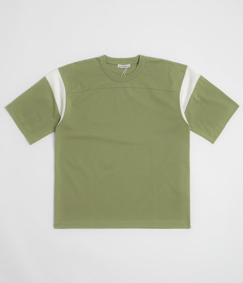 YMC Skate T-Shirt - Green / White