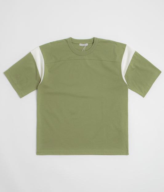 YMC Skate T-Shirt - Green / White