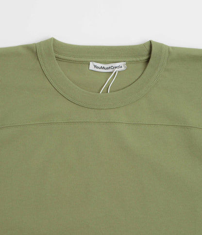 YMC Skate T-Shirt - Green / White
